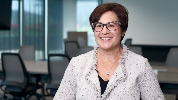 Portrait photo of Dr. Astrid, who leads the Cancer Cell Biology team at Pfizer